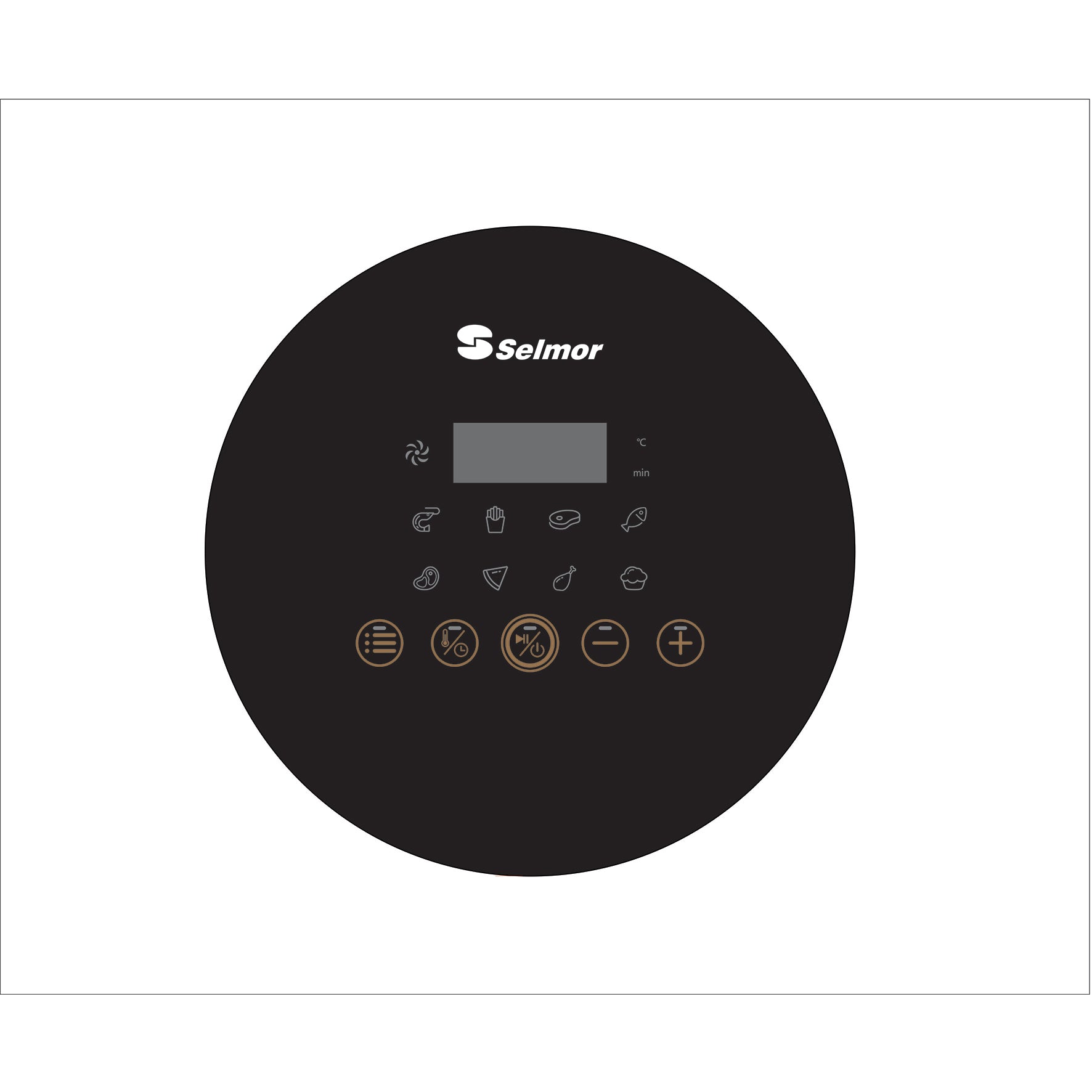סיר טיגון ללא שמן דיגיטלי סלמור AIR FRYER נפח 3 ליטר