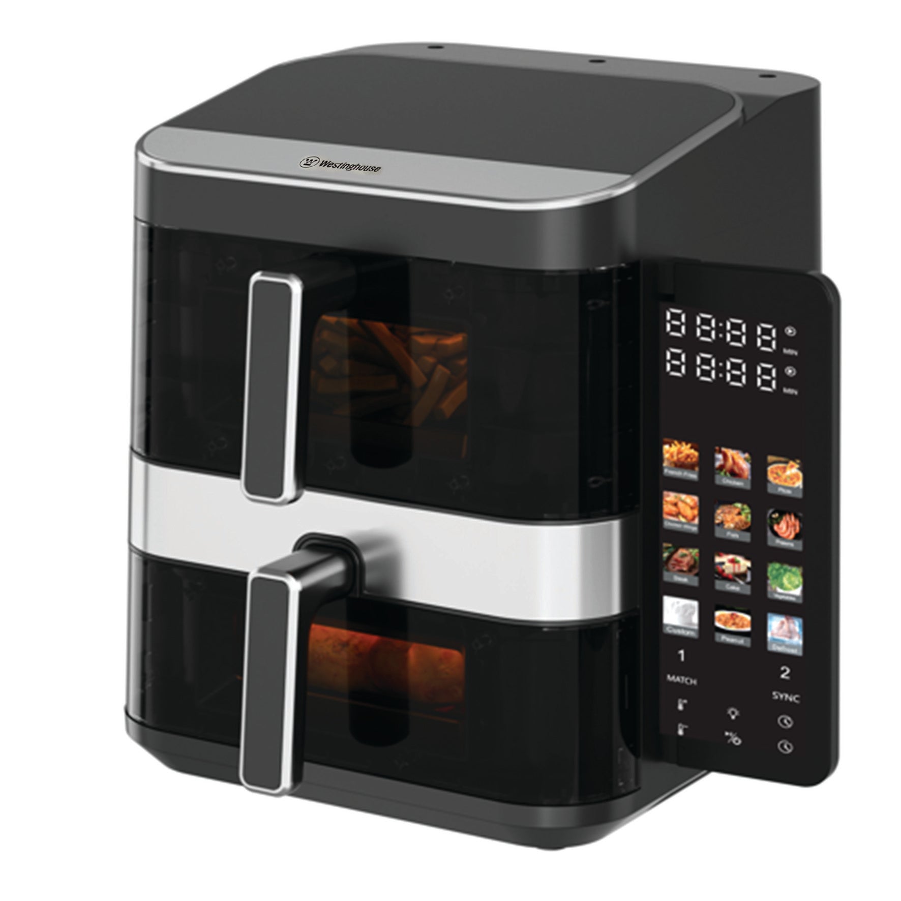 AIR FRYER סיר טיגון דופלקס ללא שמן מבית Westinghouse דגם WKAFX-2000 מכירה מוקדמת