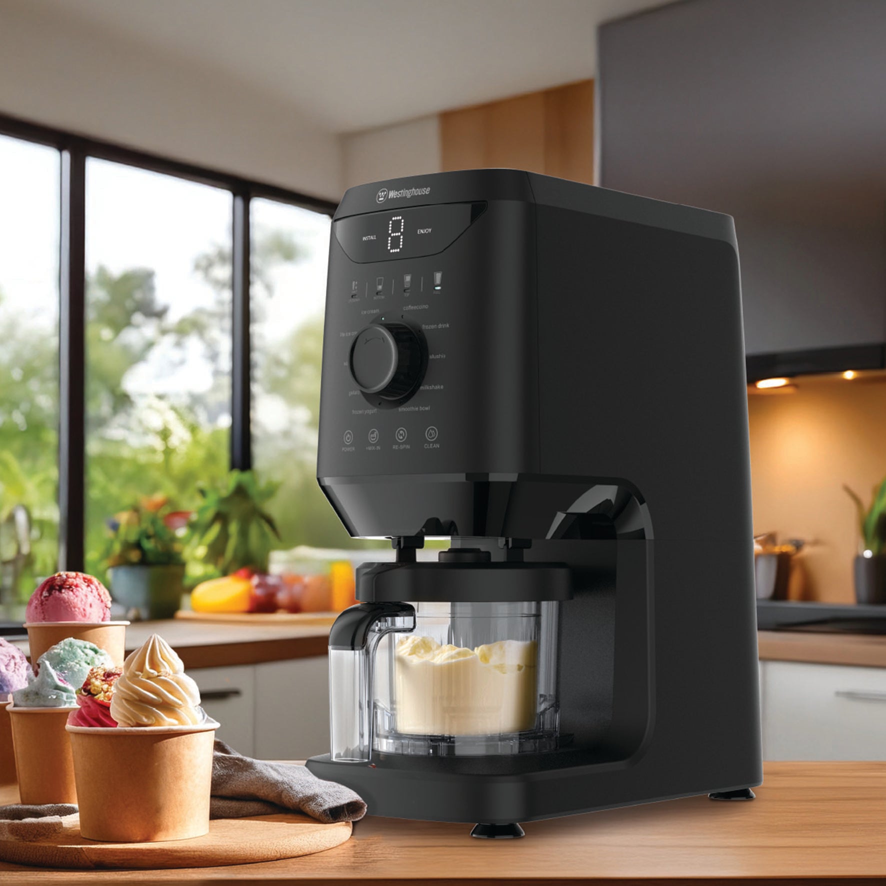 MAMI SALE מכונת גלידה ביתית GELATERIA מבית Westinghouse WKICMX1003