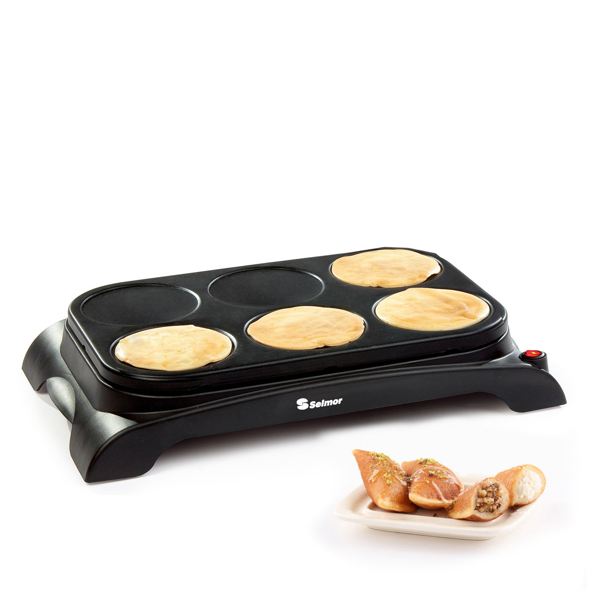 מכשיר חשמלי להכנת פנקייק סלמור XL