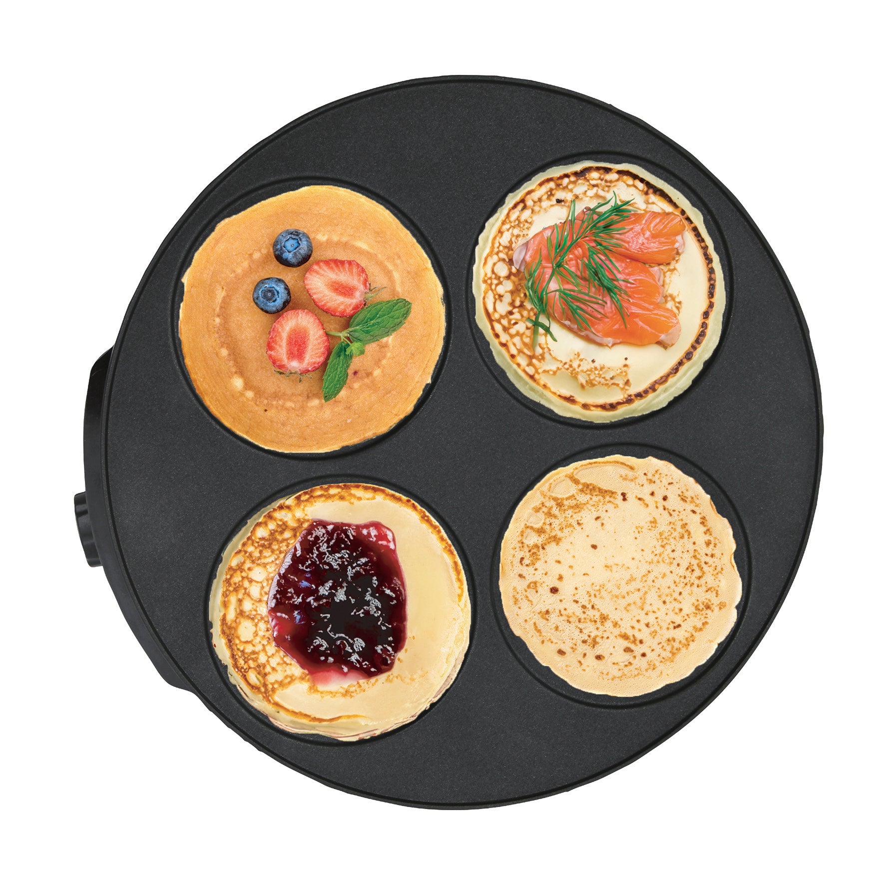 מכשיר חשמלי להכנת קרפ ופנקייק 2 ב 1 סלמור