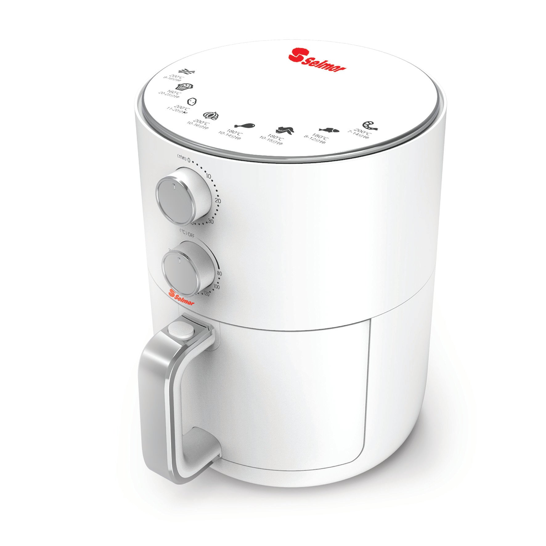 סיר טיגון ללא שמן סלמור AIR FRYER נפח 3 ליטר