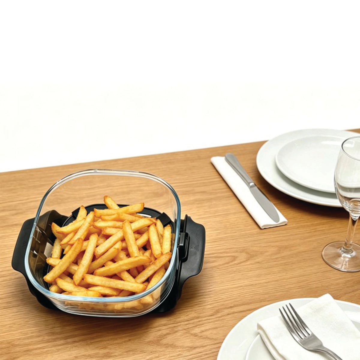 AirFry Crunchi מערכת בישול ניידת מזכוכית ללא שמן מבית Westinghouse דגם WKAFX27D מכירה מוקדמת