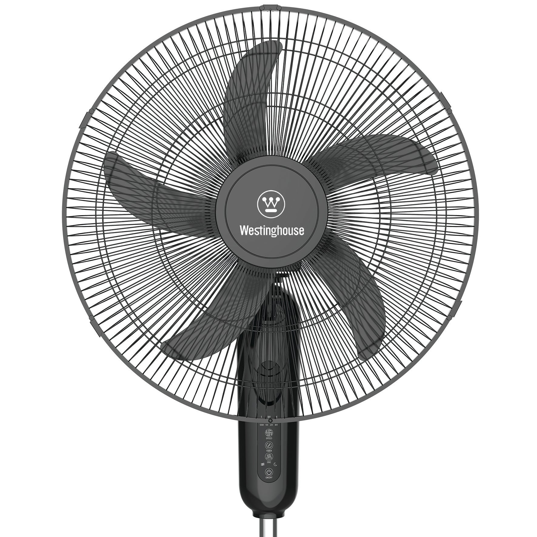 מאוורר עמוד עם שלט רחוק 18 אינץ  Westinghouse בסיס עגול וחמש כנפיים WSFST-1808